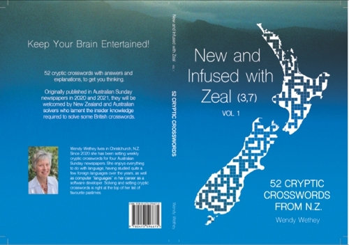 Cover of New and Infused with Zeal: 52 Cryptic Crosswords from N.Z.