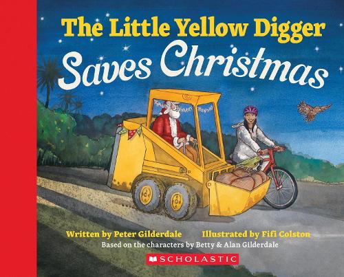 Cover of The Little Yellow Digger Saves Christmas