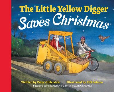 Cover of The Little Yellow Digger Saves Christmas