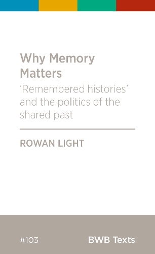 Cover of Why Memory Matters: 'Remembered histories' and the Politics of the Past