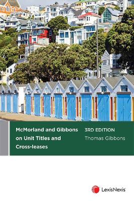Cover of McMorland and Gibbons on Unit Titles and Cross-leases, 3rd edition