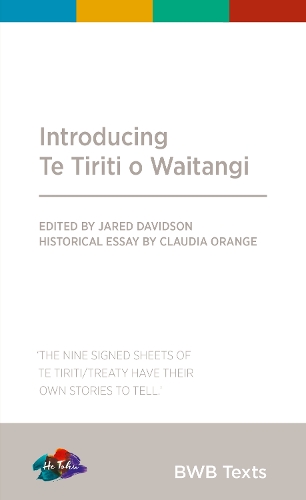 Cover of Introducing Te Tiriti O Waitangi